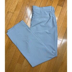 IZOD Golf Mens Pants 34x30 Light Grey Performance Stretch 45FF291031 Slacks